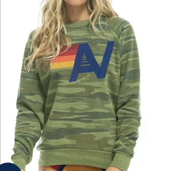 Aviator Nation Other - Aviator Nation Camo Sweatshirt VEUC RARE